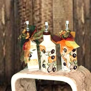 Olive oil bottles